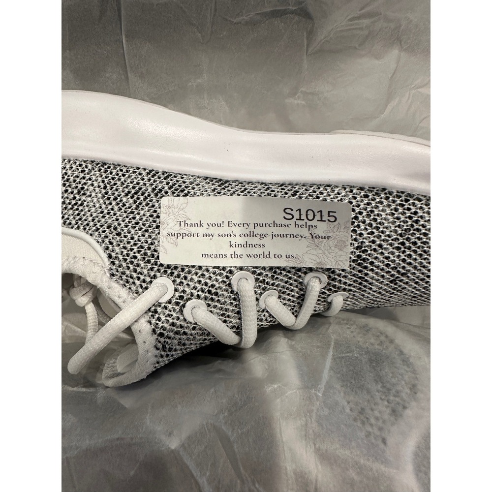 Adidas Cloudfoam Pure SPW Womens Running Shoes White Black IF3393 Size 7 NEW - Picture 10 of 10